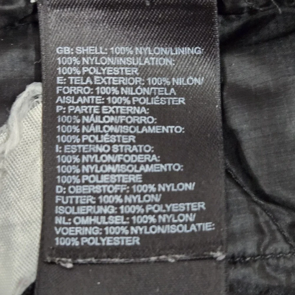The North Face Men Jacket XL Black Nylon Polyester Puffer READ